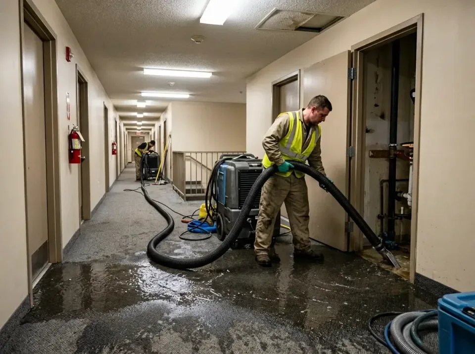 multi-unit-apartment-hallway-f-005 — frequently asked questions, Emergency Burst Pipe Water Extraction & Removal in Neshanic…
